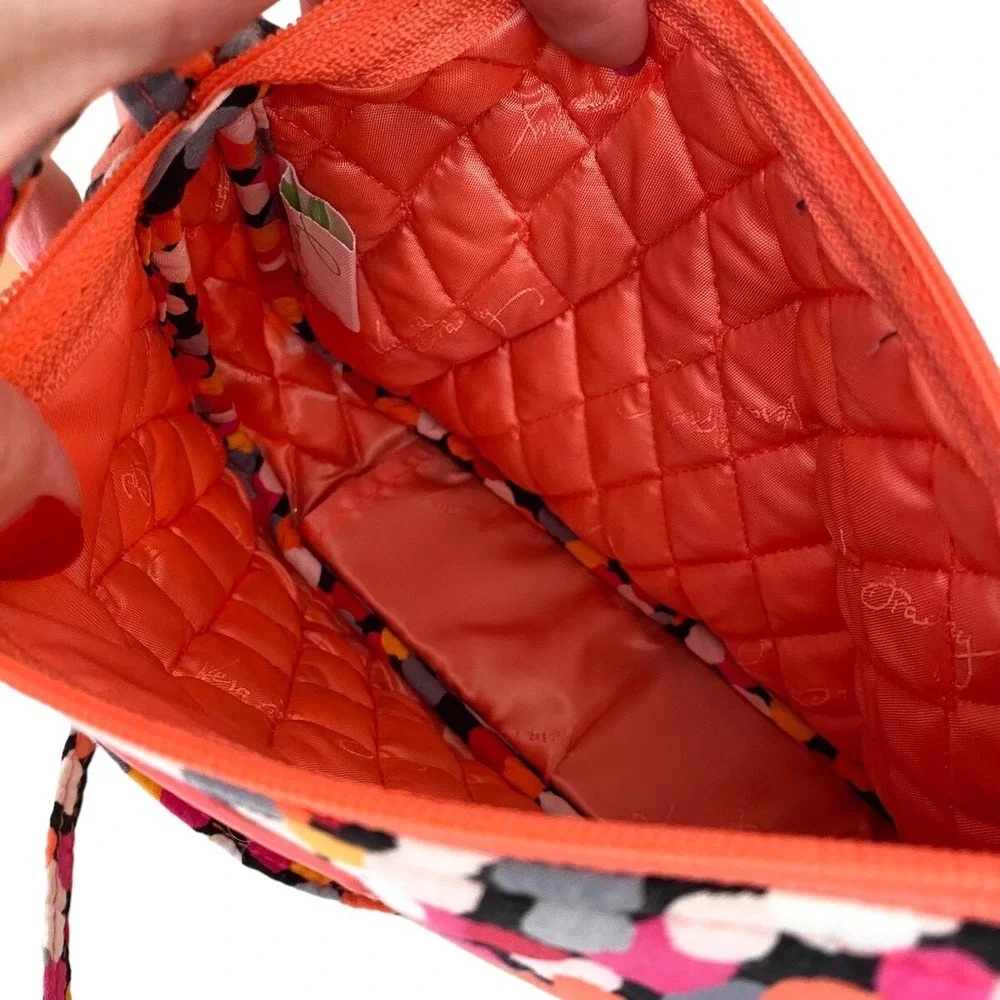 Vera Bradley Tutti Frutti Quilted Cotton Crossbody Bag Multicolor Polka‎ Dot